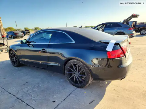 2013 Audi A5 Premium Plus VIN WAULFAFR3DA051822 фото 2