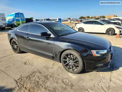 2013 Audi A5 Premium Plus VIN WAULFAFR3DA051822 фото 4