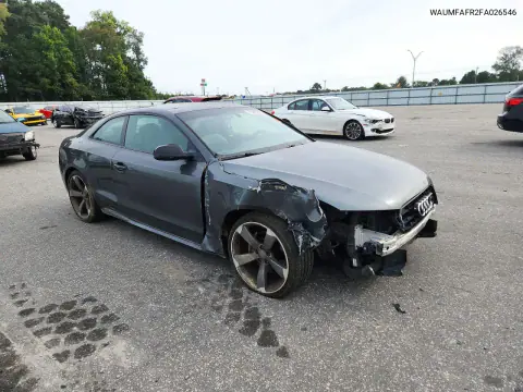 2015 Audi A5 Premium Plus VIN WAUMFAFR2FA026546 фото 4