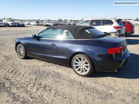2015 Audi A5 Premium VIN WAUCFAFH5FN004729 фото 2