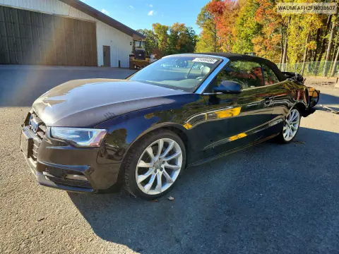 WAUMFAFH2FN003607 — 2015 Audi A5, Передняя часть, фото до ремонта