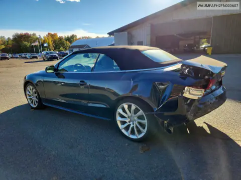 2015 Audi A5 Premium Plus VIN WAUMFAFH2FN003607 фото 2