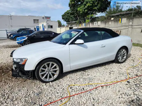 WAUCFAFH1FN006641 — 2015 Audi A5, Передняя часть, фото до ремонта