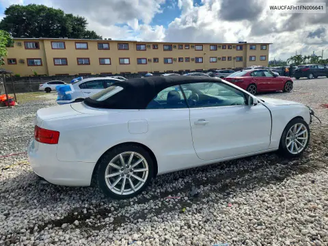 2015 Audi A5 Premium VIN WAUCFAFH1FN006641 фото 3