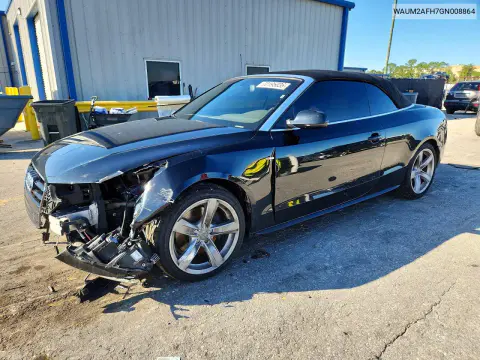WAUM2AFH7GN008864 — 2016 Audi A5, Передняя часть, фото до ремонта