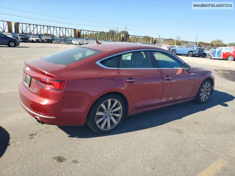 2018 Audi A5 Premium Plus VIN WAUBNCF5XJA057216 фото 3