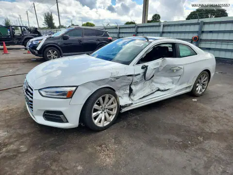 WAUNNAF56JA025557 — 2018 Audi A5, Lateral, fotos antes de reparar