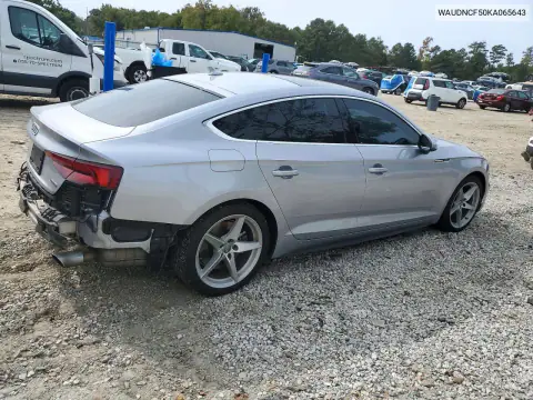 WAUDNCF50KA065643 — 2019 Audi A5, ფოტო 3, Copart, უკანა ნაწილი