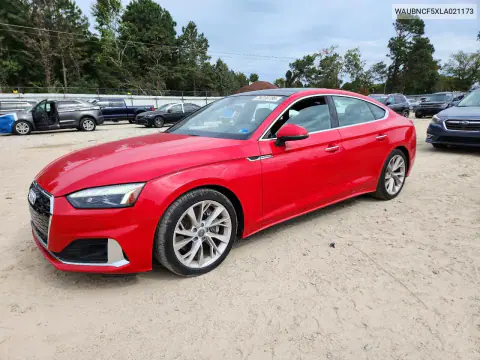 WAUBNCF5XLA021173 — 2020 Audi A5, Передняя часть, фото до ремонта