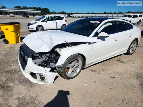 WAUDACF50MA016800 — 2021 Audi A5, Передня частина, фото до ремонту