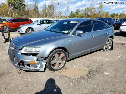 WAUDV74F78N064848 — 2008 Audi A6, Задняя часть, фото до ремонта