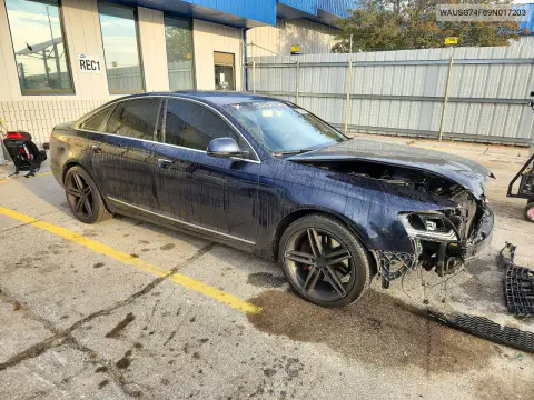 2009 Audi A6 Premium Plus VIN WAUSG74F89N017203 фото 4