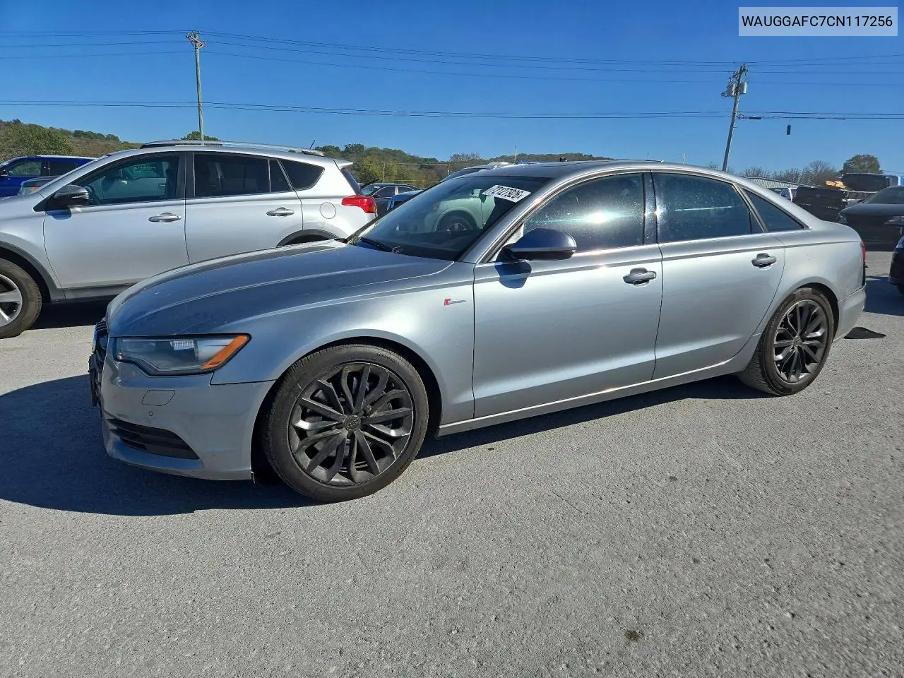 2012 Audi A6 Premium Plus VIN WAUGGAFC7CN117256 фото 1