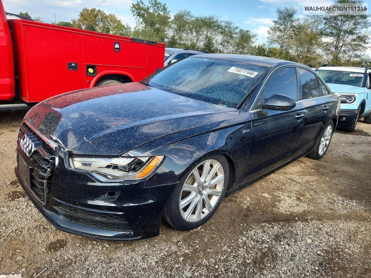 2013 Audi A6 Prestige VIN WAUHGAFC1DN151215 фото 1
