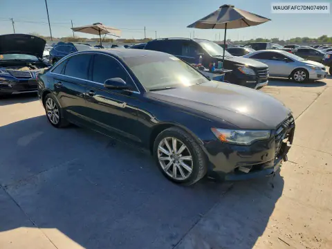 2013 Audi A6 VIN WAUGFAFC7DN074901 фото 4