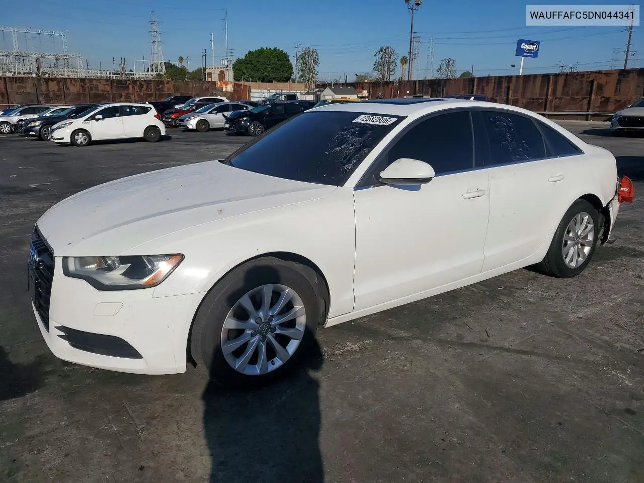 2013 Audi A6 Premium VIN WAUFFAFC5DN044341 фото 1