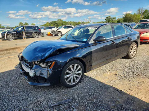 WAUFMBFC6EN049657 — 2014 Audi A6, Передняя часть (Front End), фото до ремонта