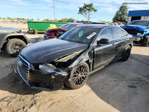 2016 Audi A6 Prestige VIN WAUHGAFCXGN000930 фото 1