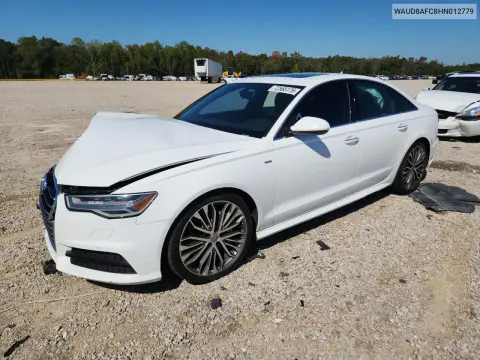 WAUD8AFC8HN012779 — 2017 Audi A6, Передняя часть, фото до ремонта