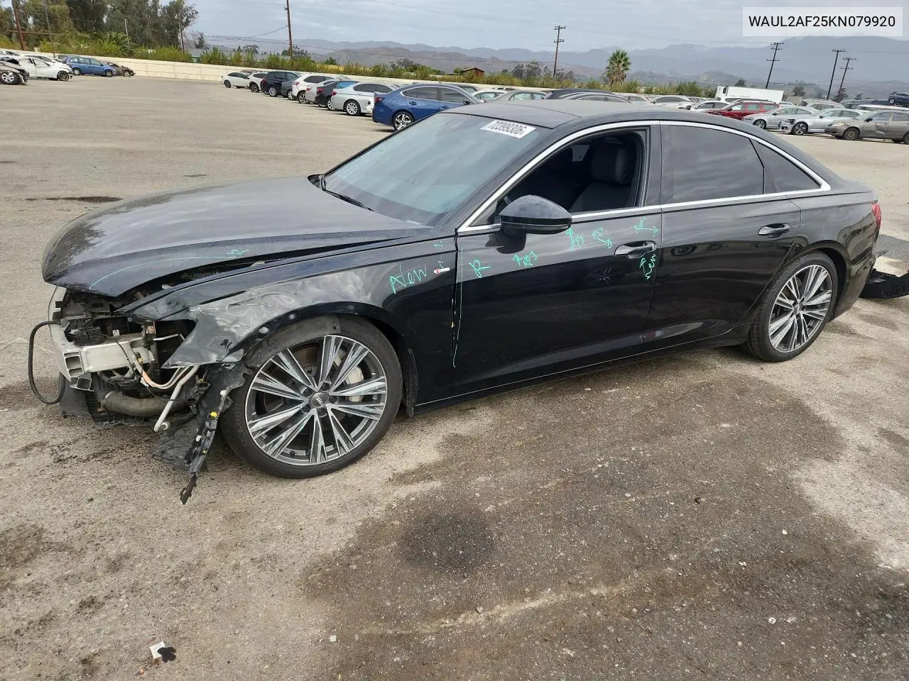 2019 Audi A6 Premium Plus VIN WAUL2AF25KN079920 фото 1