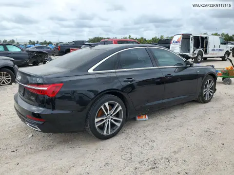 2019 Audi A6 Premium VIN WAUK2AF22KN113145 фото 3
