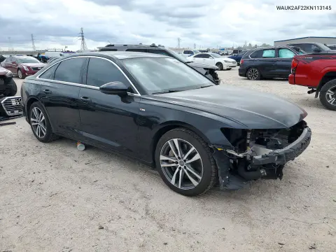 2019 Audi A6 Premium VIN WAUK2AF22KN113145 фото 4