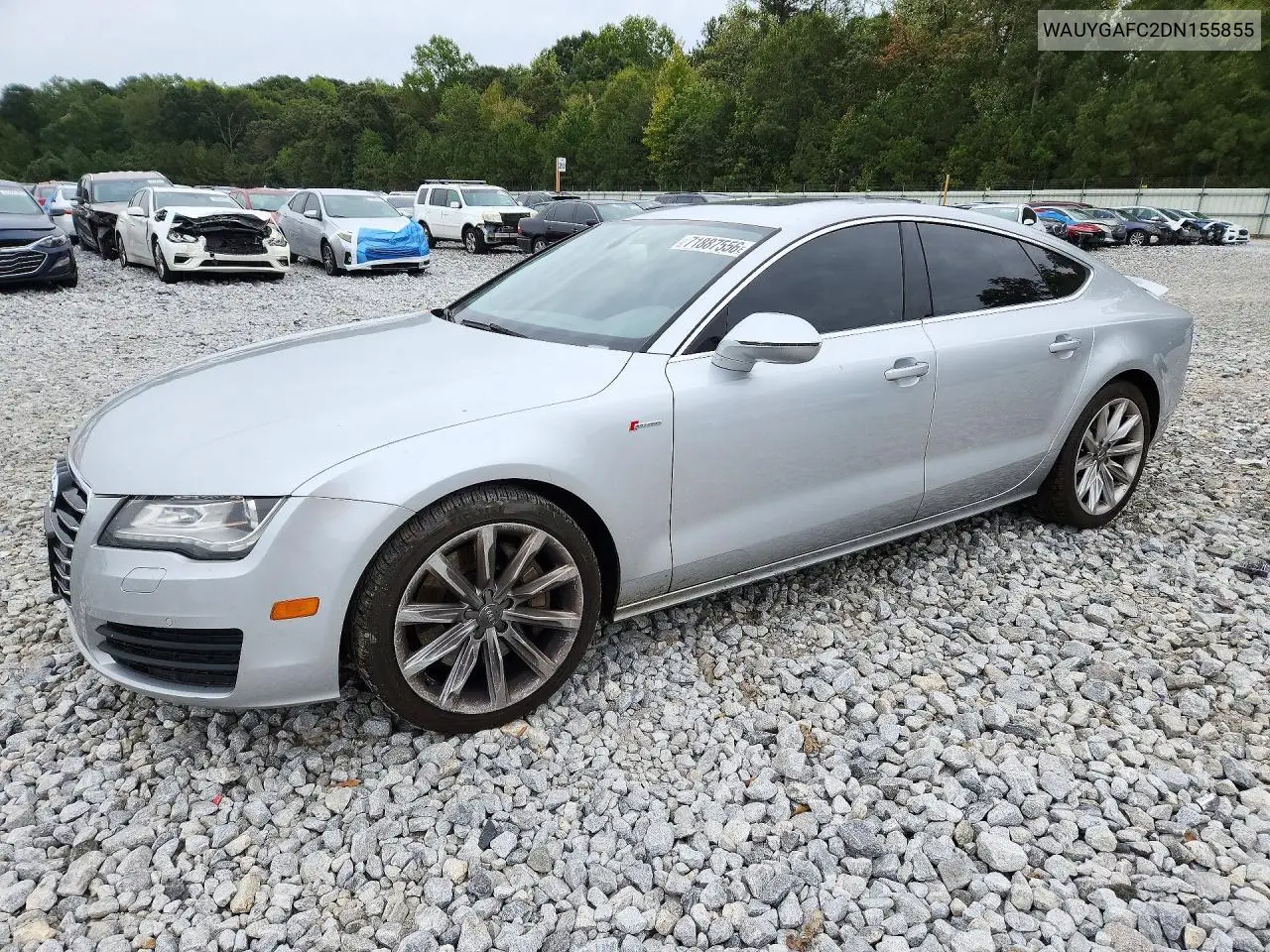 2013 Audi A7 Premium Plus VIN WAUYGAFC2DN155855 фото 1