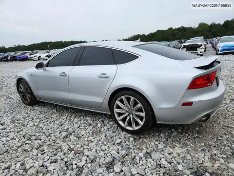 2013 Audi A7 Premium Plus VIN WAUYGAFC2DN155855 фото 2