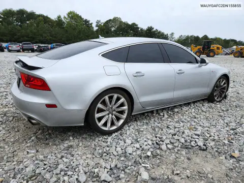 2013 Audi A7 Premium Plus VIN WAUYGAFC2DN155855 фото 3