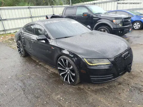 2014 Audi A7 Premium Plus VIN WAUWGAFC0EN005817 фото 4