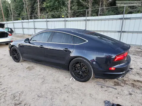 2016 Audi A7 Premium Plus VIN WAUWGAFCXGN078759 фото 2