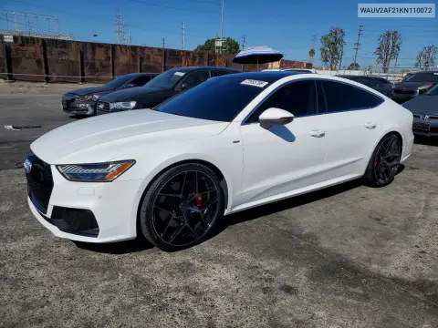 WAUV2AF21KN110072 — 2019 Audi A7, Боковая часть, фото до ремонта
