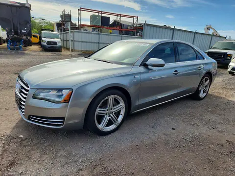 WAUAGAFD4DN000850 — 2013 Audi A8, Передняя часть (Front End), фото до ремонта