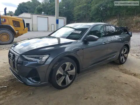 WA13AAGE6MB015608 — 2021 Audi E-Tron, Parte delantera, fotos antes de reparar