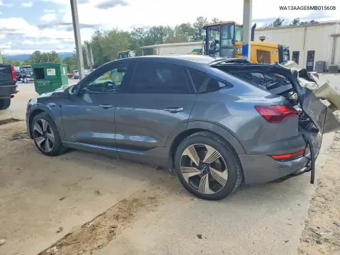 WA13AAGE6MB015608 — 2021 Audi E-Tron, Передня частина, фото до ремонту