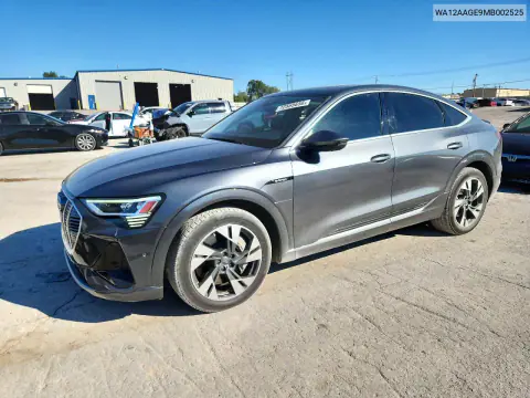 WA12AAGE9MB002525 — 2021 Audi E-Tron, Задняя часть, фото до ремонта