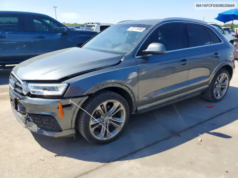 WA1GFCFS5GR020669 — 2016 Audi Q3, Передняя часть, фото до ремонта
