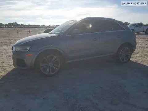 WA1EFCFS1GR024595 — 2016 Audi Q3, Передняя часть, фото до ремонта
