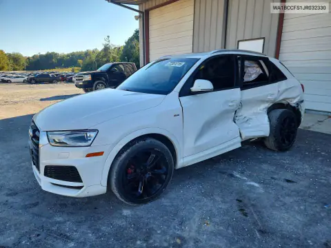 WA1BCCFS1JR032330 — 2018 Audi Q3, Боковая часть, фото до ремонта
