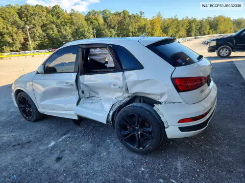 2018 Audi Q3 Premium VIN WA1BCCFS1JR032330 фото 2