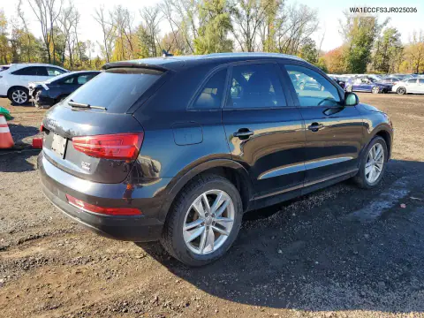 WA1ECCFS3JR025036 — 2018 Audi Q3, фото 3 с аукциона Copart 03.11.2026, ПЕРЕДНЯЯ ЧАСТЬ