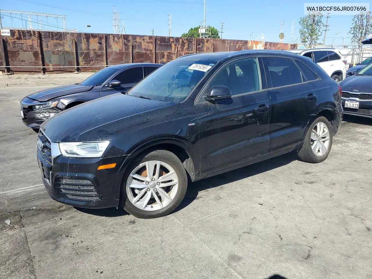 2018 Audi Q3 Premium VIN WA1BCCFS6JR007696 фото 1