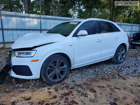 WA1JCCFS0JR015787 — 2018 Audi Q3, ПЕРЕДНЯЯ ЧАСТЬ, фото до ремонта