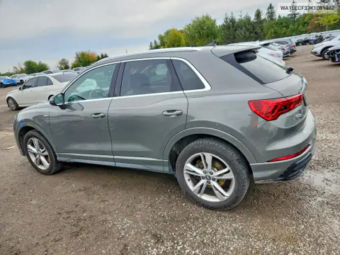 WA1EECF33K1081402 — 2019 Audi Q3, photo 2 from Copart 20.10.2026, Side