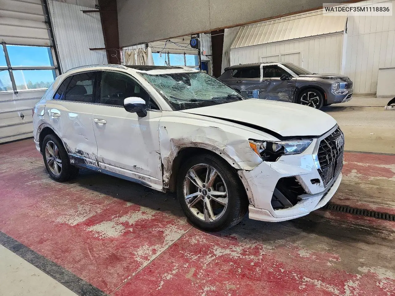 2021 Audi Q3 Premium S Line 45 VIN WA1DECF35M1118836 фото 1