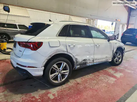 2021 Audi Q3 Premium S Line 45 VIN WA1DECF35M1118836 фото 3