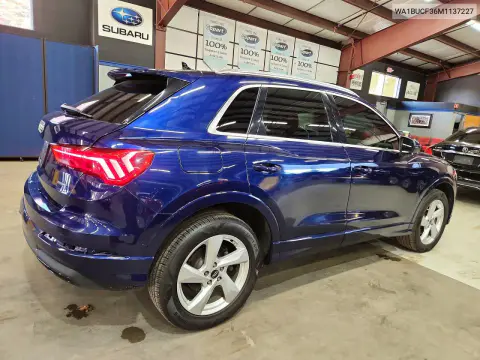 2021 Audi Q3 Premium Plus 40 VIN WA1BUCF36M1137227 фото 3