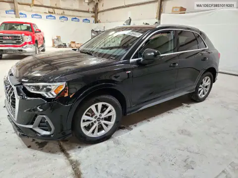 WA1DECF38S1019201 — 2025 Audi Q3, Передняя часть, фото до ремонта