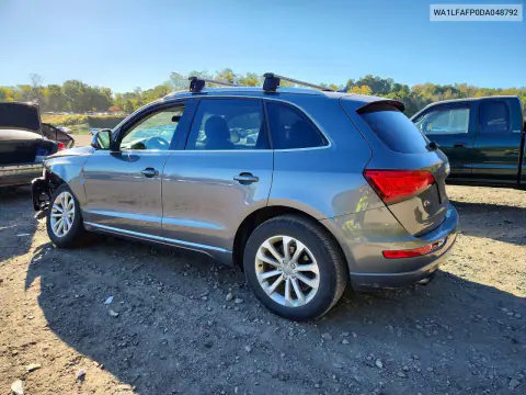 2013 Audi Q5 Premium Plus VIN WA1LFAFP0DA048792 фото 2