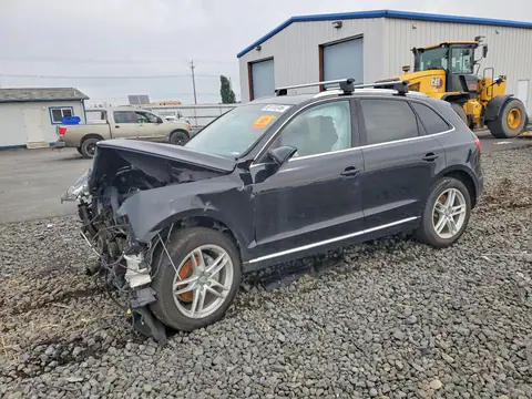 WA1LFAFPXEA008673 — 2014 Audi Q5, წინა ნაწილი (Front End), ფოტოები შეკეთებამდე